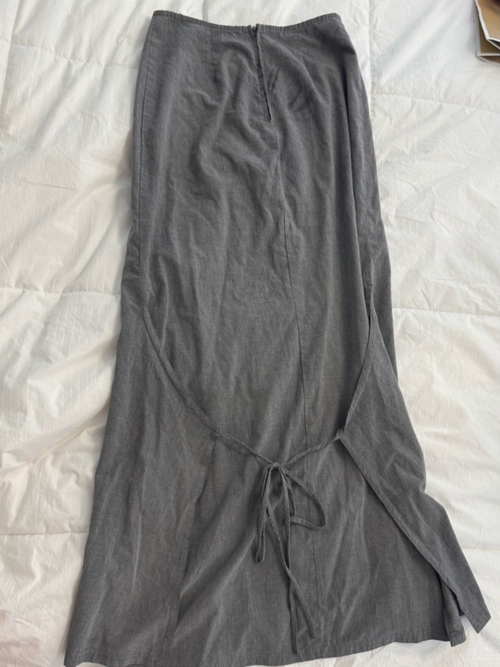 Vintage Gray Maxi Skirt - Women - Picture 3 of 5